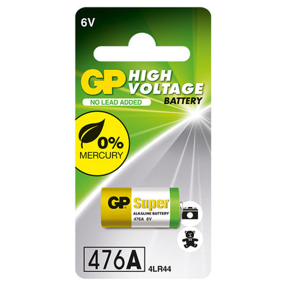 超霸 - GP 476A/4LR44 6V 電池 無汞 1粒裝
