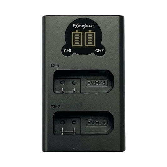 PowerSmart - Nikon EN-EL14 兩位電池USB充電器