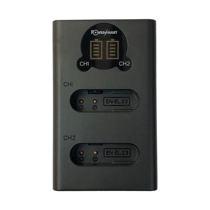PowerSmart - Nikon EN-EL23 兩位電池USB充電器