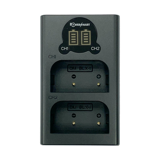 PowerSmart - Olympus BLX-1 兩位電池USB充電器