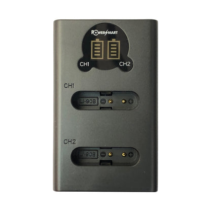 PowerSmart - Olympus LI-90B LI-92B 兩位電池USB充電器