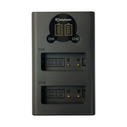 PowerSmart - Panasonic DMW-BLG10 BLE9 Leica BP-DC15 兩位電池USB充電器