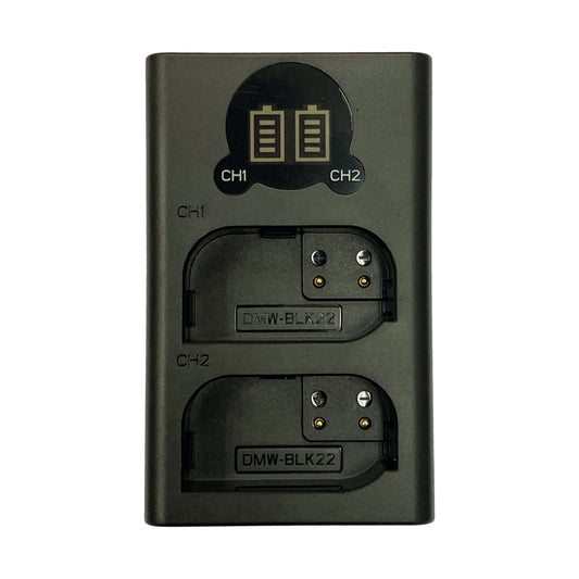 PowerSmart - Panasonic DMW-BLK22 兩位電池USB充電器