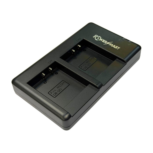 PowerSmart – Ricoh GR IV DB-120 兩位電池充電器, USB-C 輸入