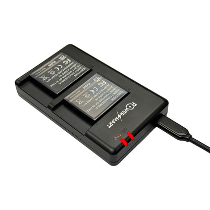PowerSmart – Ricoh GR IV DB-120 兩位電池充電器, USB-C 輸入