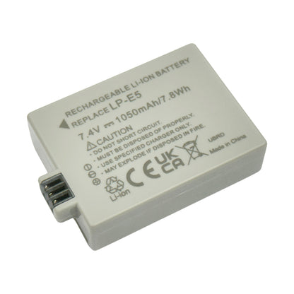 PowerSmart - Canon LP-E5 相機代用電池  for EOS 450D EOS 500D EOS 1000D