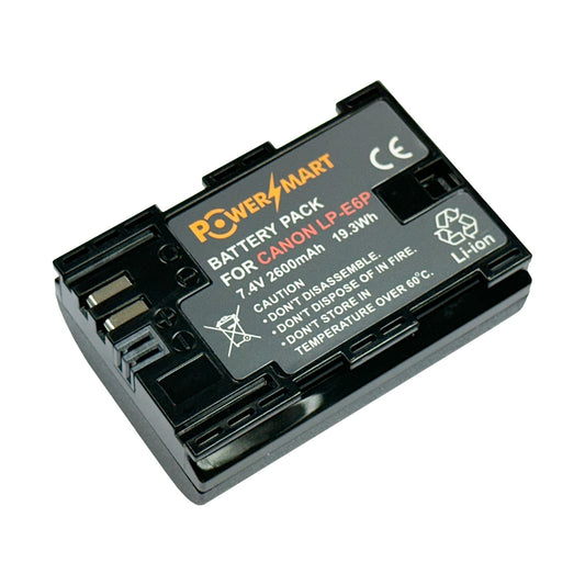 PowerSmart - Canon LP-E6P 相機代用電池 (兼容 Canon LP-E6 / LP-E6N / LP-E6NH 電池 )