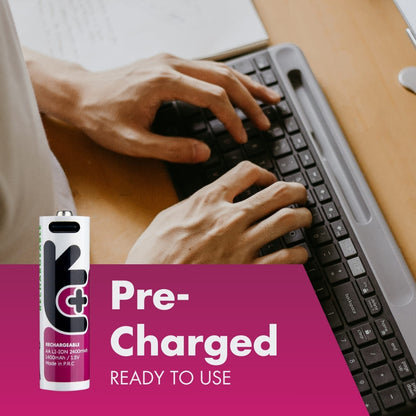 Uniross - 恆壓1.5V AA USB-C充電 鋰電池 (4粒裝)